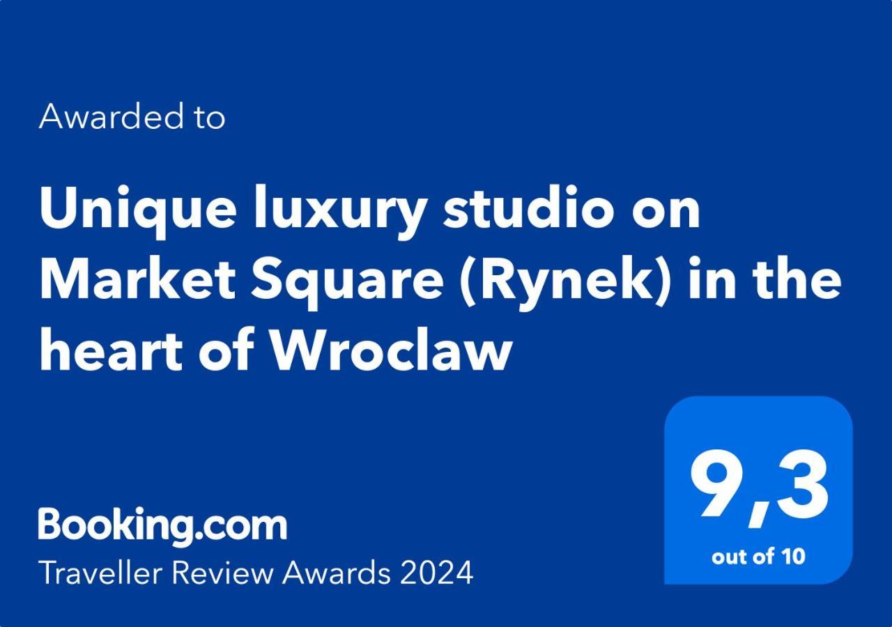 브로츠와프 Unique Luxury Studio On Market Square 아파트 외부 사진